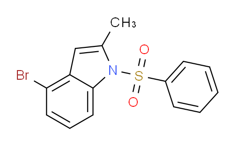 4-bromo-2-methyl-1-(phenylsulfonyl)-1H-indole