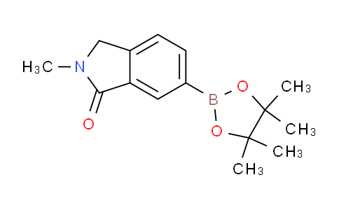 2-甲基-6-(4,4,5,5-四甲基-1,3,2-二氧硼戊烷-2-基)异吲哚啉-1-酮
