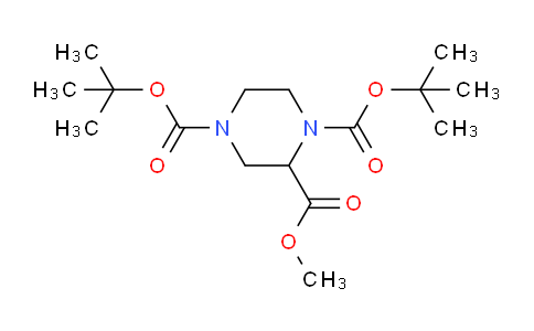 1,4-双(BOC)-2-哌嗪甲酸甲酯