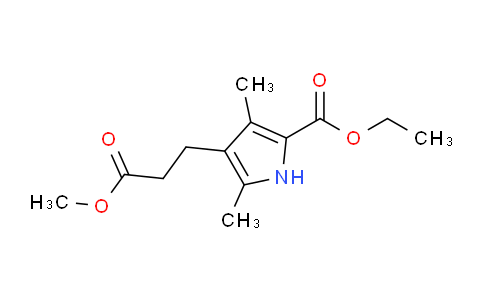 4-(2-甲氧羰基乙基)-3,5-二甲基-1H-吡咯-2-羧酸甲酯