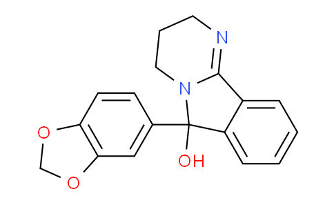 6-(benzo[d][1,3]dioxol-5-yl)-2,3,4,6-tetrahydropyrimido[2,1-a]isoindol-6-ol