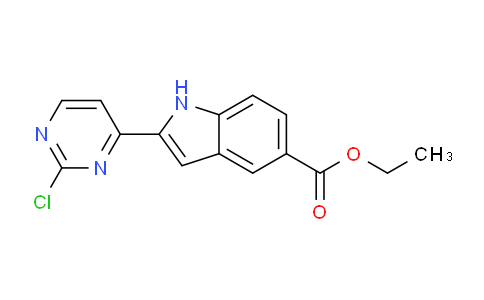 ethyl 2-(2-chloropyrimidin-4-yl)-1H-indole-5-carboxylate