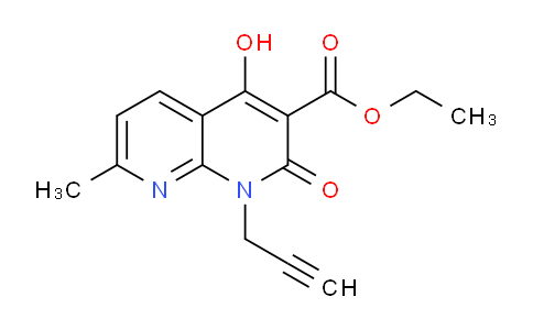 4-羟基-7-甲基-2-氧代-1-(丙-2-炔基)-1,2-二氢-1,8-萘啶-3-甲酸乙酯