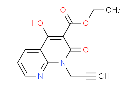4-羟基-2-氧代-1-(丙-2-炔基)-1,2-二氢-1,8-萘啶-3-甲酸乙酯