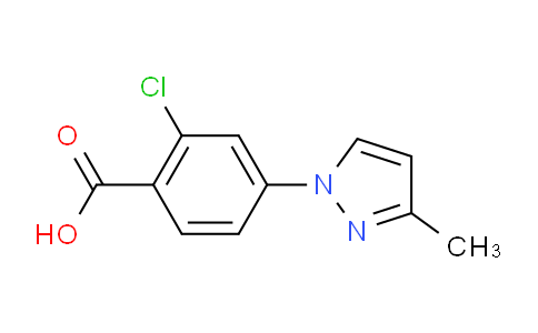 2-氯-4-(3-甲基-1H-吡唑-1-基)苯甲酸