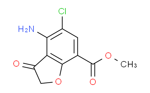 methyl 4-amino-5-chloro-3-oxo-2,3-dihydrobenzofuran-7-carboxylate