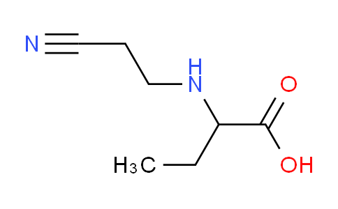 2-((2-cyanoethyl)amino)butanoic acid