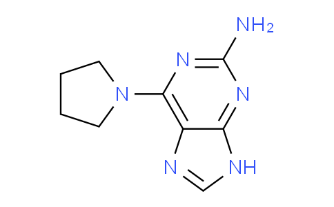 6-(pyrrolidin-1-yl)-9H-purin-2-amine