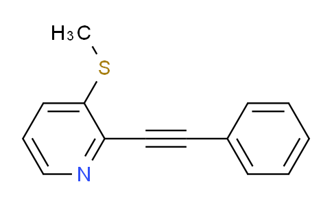 3-(methylthio)-2-(phenylethynyl)pyridine
