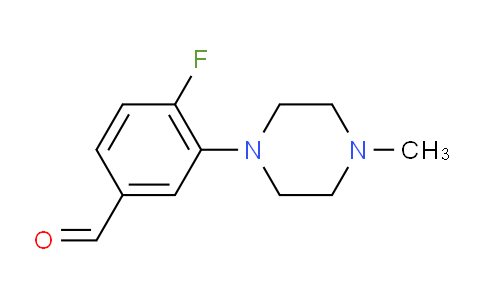 3-(4-甲基哌嗪-1-基)-4-氟苯甲醛