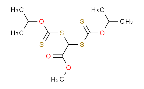 methyl 2,2-bis((isopropoxycarbonothioyl)thio)acetate