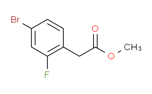 methyl 2-(4-bromo-2-fluorophenyl)acetate