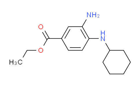 ethyl 3-amino-4-(cyclohexylamino)benzoate