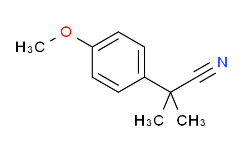 2-(4-methoxyphenyl)-2-methylpropionitrile