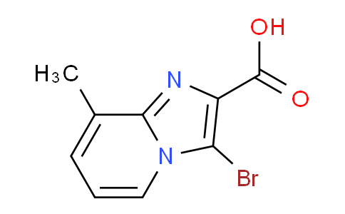 3-bromo-8-methylimidazo[1,2-a]pyridine-2-carboxylic acid
