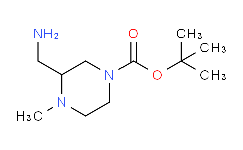 tert-butyl 3-(aminomethyl)-4-methylpiperazine-1-carboxylate
