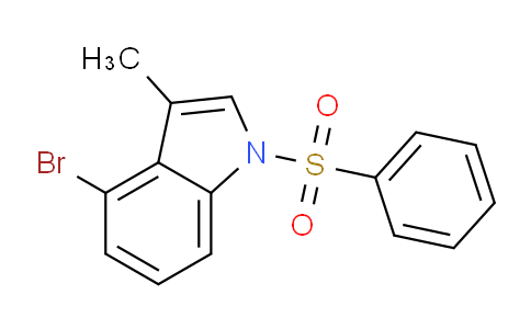 4-bromo-3-methyl-1-(phenylsulfonyl)-1H-indole
