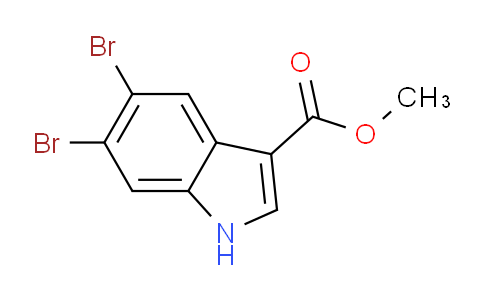 5,6-Dibromo-1H-indole-3-carboxylic acid methyl ester