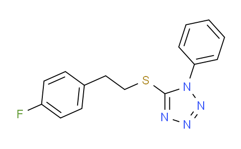 5-((4-fluorophenethyl)thio)-1-phenyl-1H-tetrazole