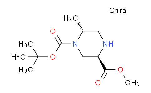 (3R,6R)-1-tert-butyl 3-methyl 6-methylpiperazine-1,3-dicarboxylate