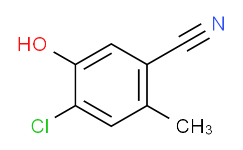 2-氯-4-甲基-5-氰基苯酚