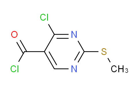 4-chloro-2-(methylthio)pyrimidine-5-carbonyl chloride