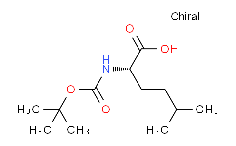 (S)-2-((tert-Butoxycarbonyl)amino)-5-methylhexanoic acid