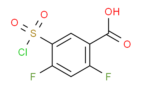 5-(chlorosulfonyl)-2,4-difluorobenzoic acid