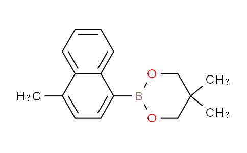 5,5-二甲基-2-(4-甲基萘-1-基)-1,3,2-二氧杂硼烷