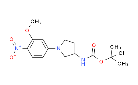 tert-butyl (1-(3-methoxy-4-nitrophenyl)pyrrolidin-3-yl)carbamate