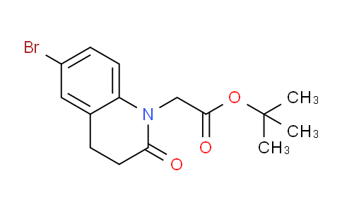 tert-butyl 2-(6-bromo-2-oxo-3,4-dihydroquinolin-1(2H)-yl)acetate