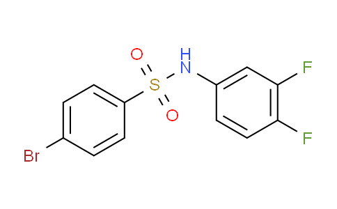 4-bromo-N-(3,4-difluorophenyl)benzenesulfonamide