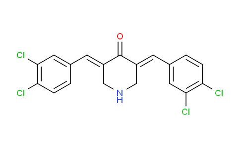 (3E,5E)-3,5-Bis(3,4-dichlorobenzylidene)piperidin-4-one