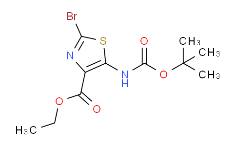 2-溴-5-BOC氨基-4-噻唑甲酸乙酯