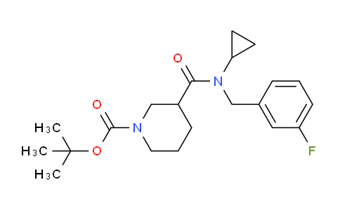 3-[环丙基(3-氟-苄基)-氨基甲酰基]-哌啶-1-羧酸叔丁基酯