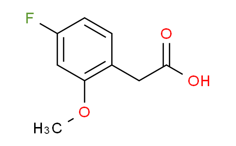 4-Fluoro-2-methoxyphenylacetic acid