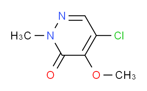 5-chloro-4-methoxy-2-methyl-2H-pyridazin-3-one