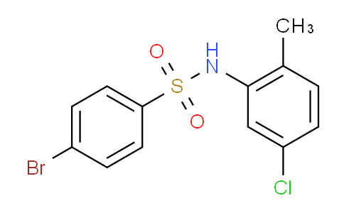 4-溴-N-(5-氯-2-甲基苯)苯磺酰胺