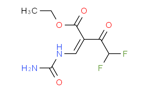 Ethyl 4,4-difluoro-3-oxo-2-(ureidomethylene)butanoate