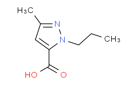 3-甲基-1-丙基-1H-吡唑-5-羧酸