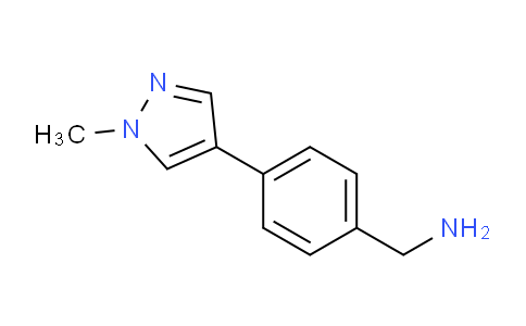 4-(1-甲基吡唑-4-基)苯甲胺鹽酸鹽