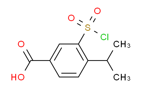 3-(氯磺酰基)-4-异丙基苯甲酸