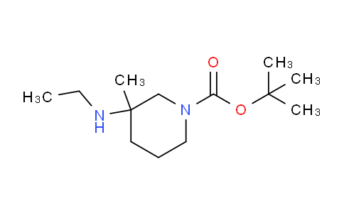 tert-butyl 3-(ethylamino)-3-methylpiperidine-1-carboxylate