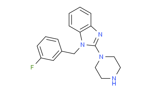 1-(3-氟-苄基)-2-哌嗪-1-基-1H-苯并咪唑