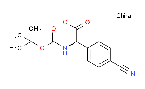 (S)-2-((tert-butoxycarbonyl)amino)-2-(4-cyanophenyl)acetic acid