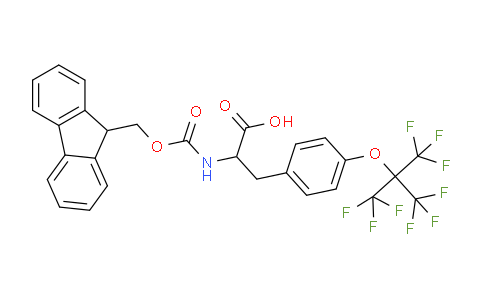 2-(9H-Fluoren-9-ylmethoxycarbonylamino)-3-[4-[1,1,1,3,3,3-hexafluoro-2-(trifluoromethyl)propan-2-yl]oxyphenyl]propanoic acid