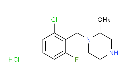1-(2-chloro-6-fluorobenzyl)-2-methylpiperazine hydrochloride