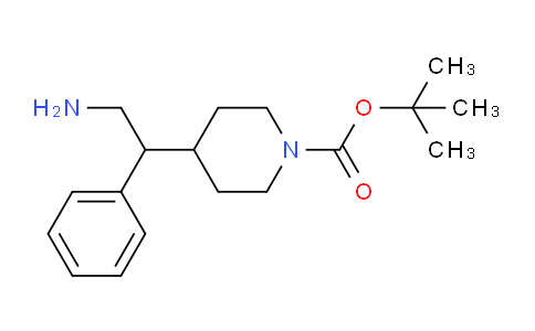 tert-butyl 4-(2-amino-1-phenylethyl)piperidine-1-carboxylate