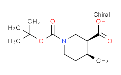 (3R,4R)-REL-1-[(叔丁氧基)羰基]-4-甲基哌啶-3-甲酸