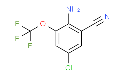 2-amino-5-chloro-3-(trifluoromethoxy)benzonitrile